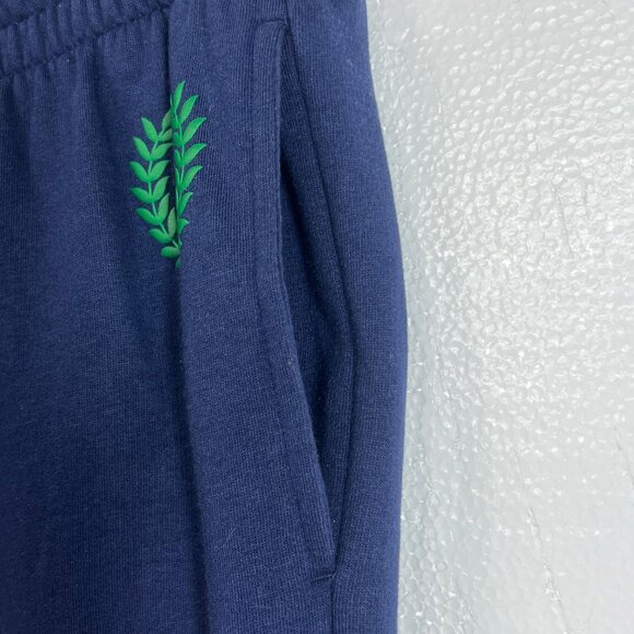 Victorias Secret Pink Navy Lounge Pants Cotton/Polyester Blend Elastic Waist XL - Picture 5 of 7